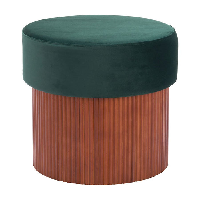 Zuo Modern Boto Storage Ottoman, Green