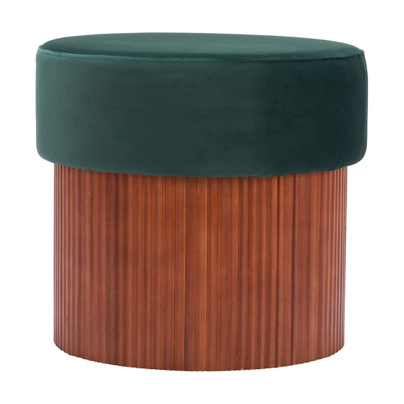 Zuo Modern Boto Storage Ottoman, Green