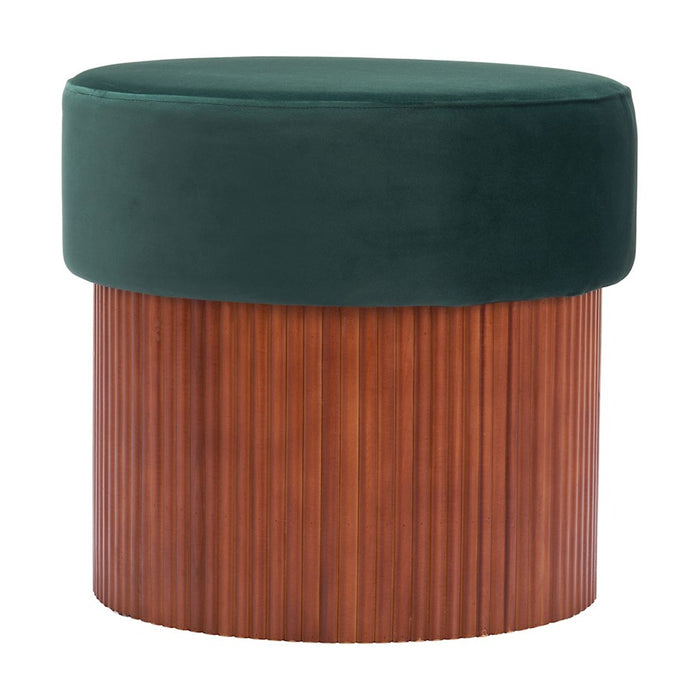 Zuo Modern Boto Storage Ottoman, Green