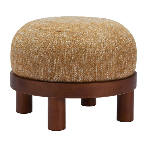 Zuo Modern Gome Ottoman, Oat Yellow