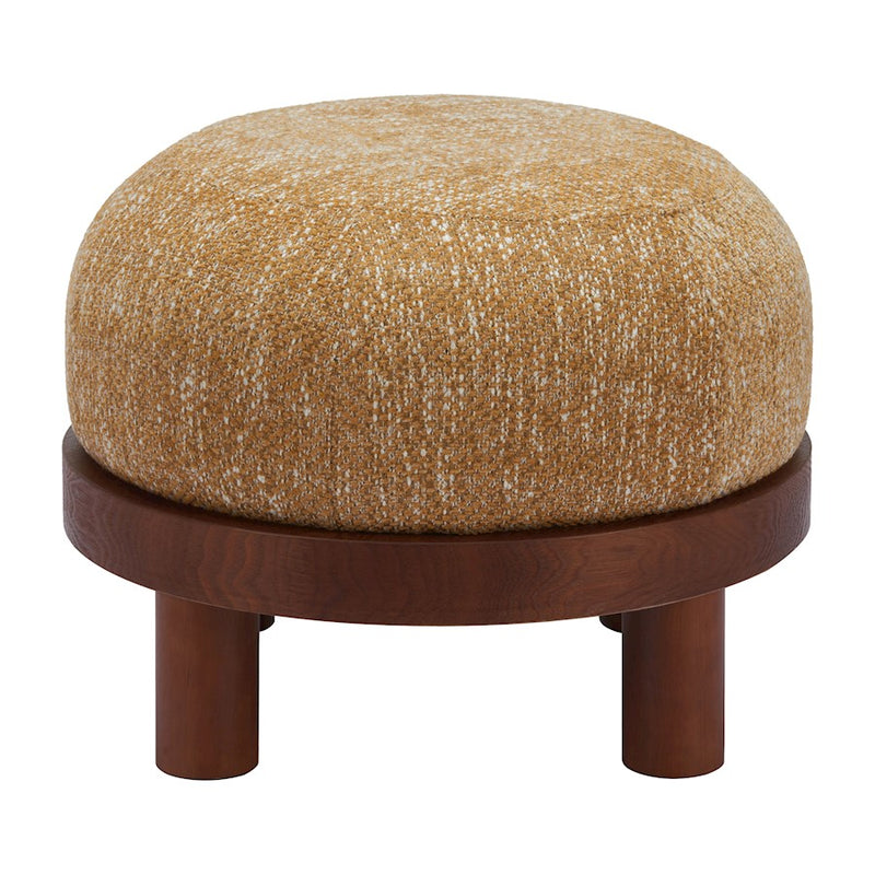 Zuo Modern Gome Ottoman, Oat Yellow