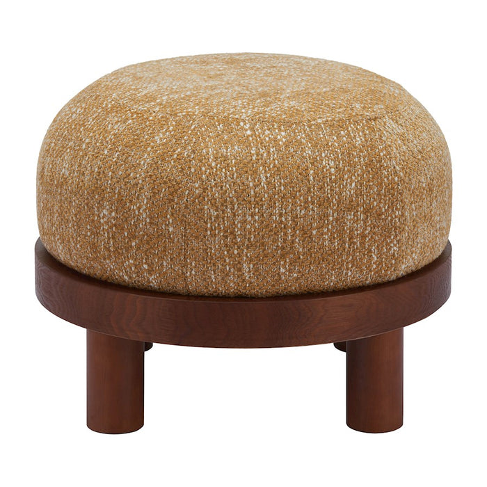 Zuo Modern Gome Ottoman, Oat Yellow