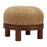 Zuo Modern Gome Ottoman, Oat Yellow