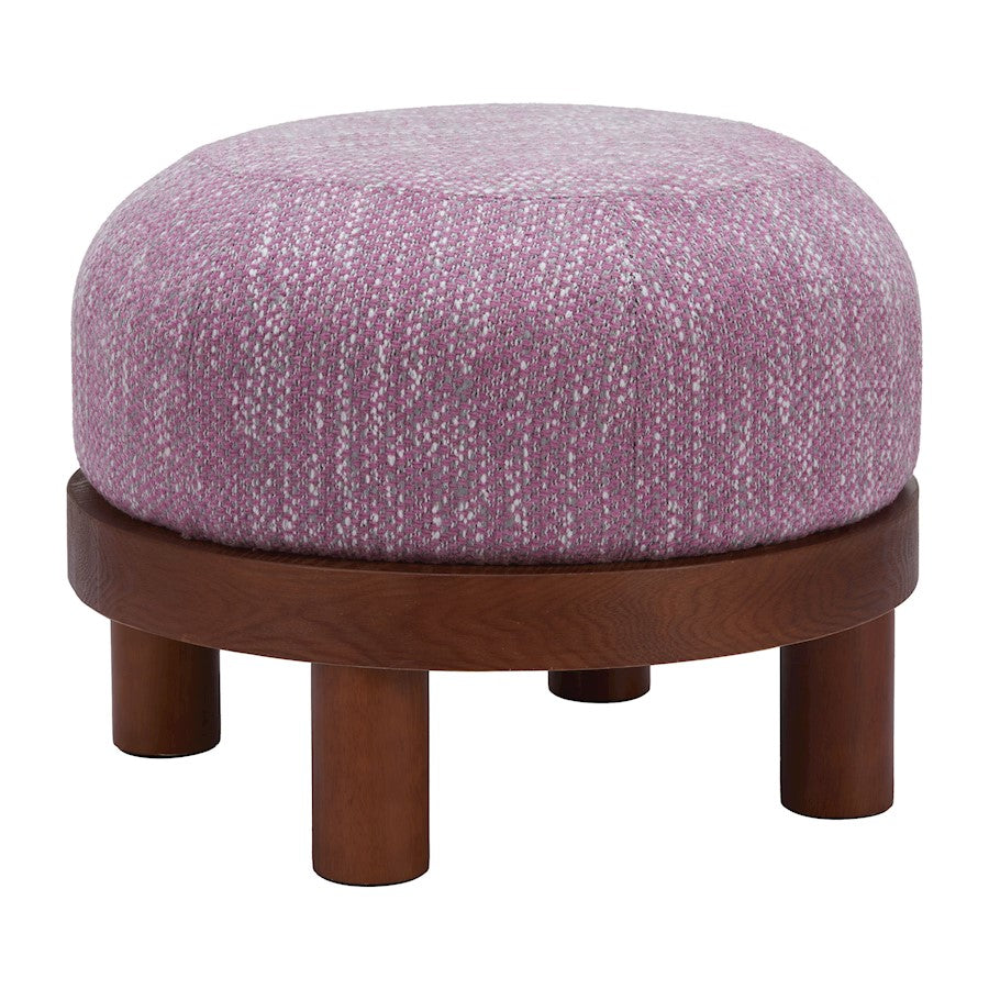 Zuo Modern Gome Ottoman, Wisteria Purple - 110185