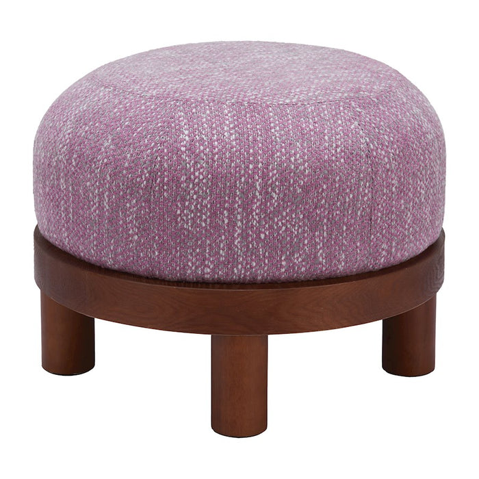 Zuo Modern Gome Ottoman, Wisteria Purple