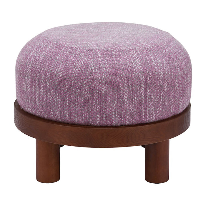 Zuo Modern Gome Ottoman, Wisteria Purple