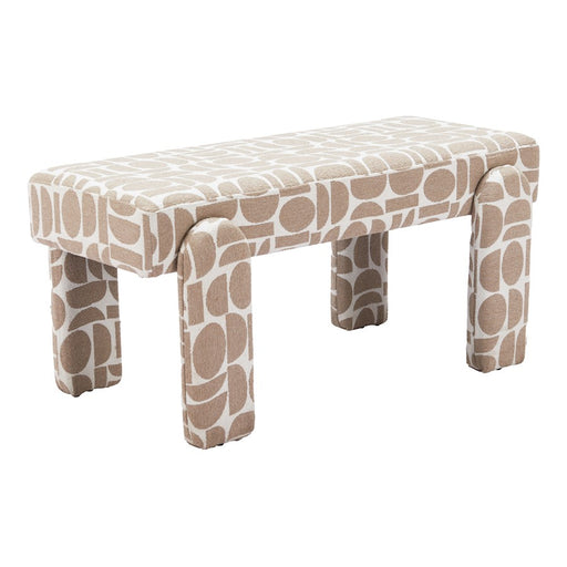 Zuo Modern Blato Bench, Gray