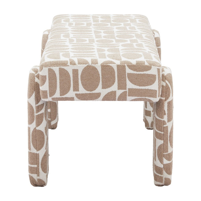 Zuo Modern Blato Bench, Gray