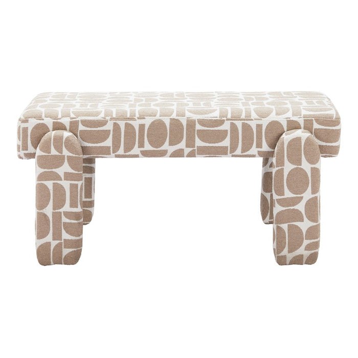 Zuo Modern Blato Bench, Gray