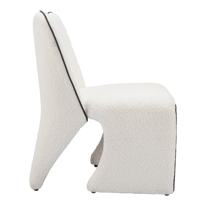 Zuo Modern Novo Accent Chair, Ivory