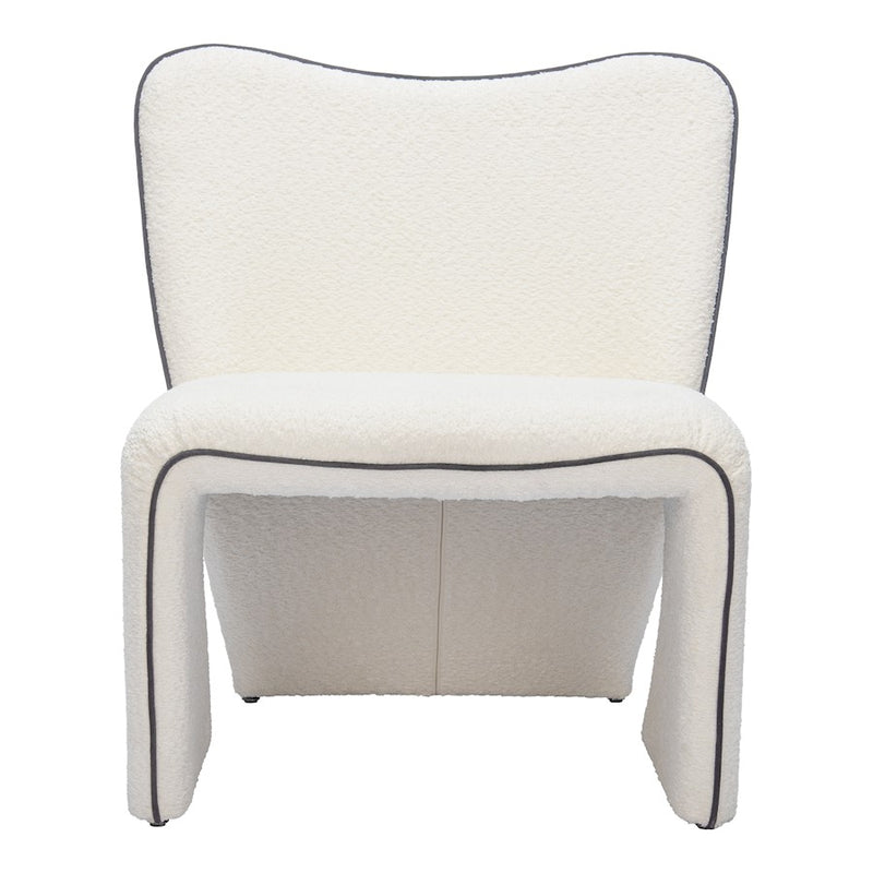 Zuo Modern Novo Accent Chair, Ivory