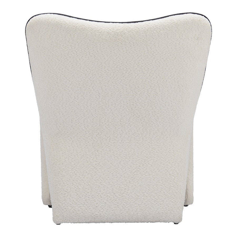 Zuo Modern Novo Accent Chair, Ivory