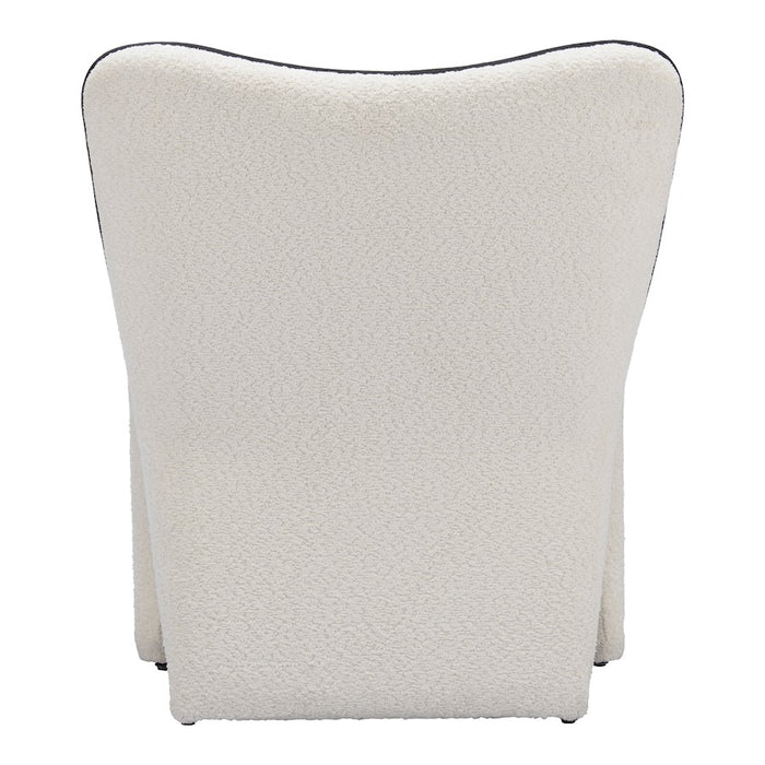 Zuo Modern Novo Accent Chair, Ivory