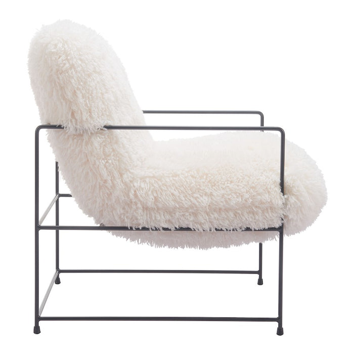 Zuo Modern Pelut Accent Chair, White
