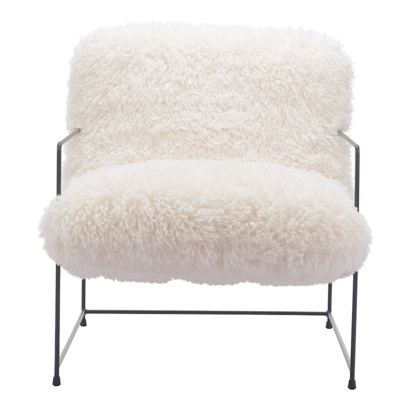 Zuo Modern Pelut Accent Chair, White