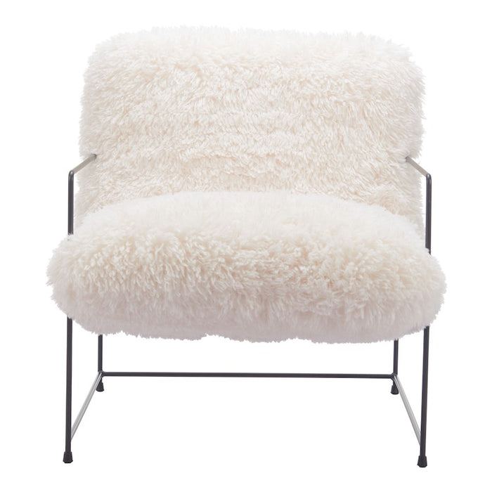 Zuo Modern Pelut Accent Chair, White