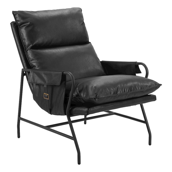 Zuo Modern Halaus Accent Chair, Black