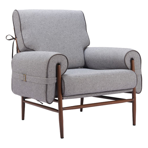 Zuo Modern Klem Accent Chair, Gray