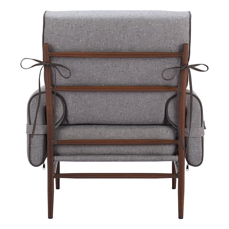 Zuo Modern Klem Accent Chair, Gray