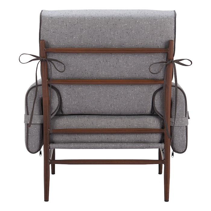 Zuo Modern Klem Accent Chair, Gray