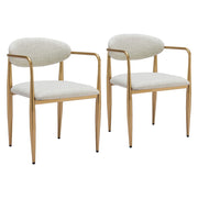 Zuo Modern Zens Dining Chair Set of 2, Quill Gray - 110207