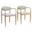 Zuo Modern Zens Dining Chair Set of 2, Quill Gray - 110207