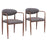 Zuo Modern Zens Dining Chair Set of 2, Truffle Gray - 110208