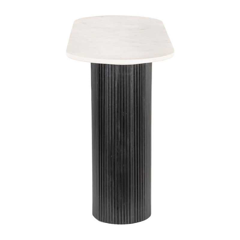 Zuo Modern Izola Console Table, White/Black