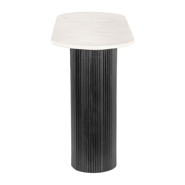 Zuo Modern Izola Console Table, White/Black