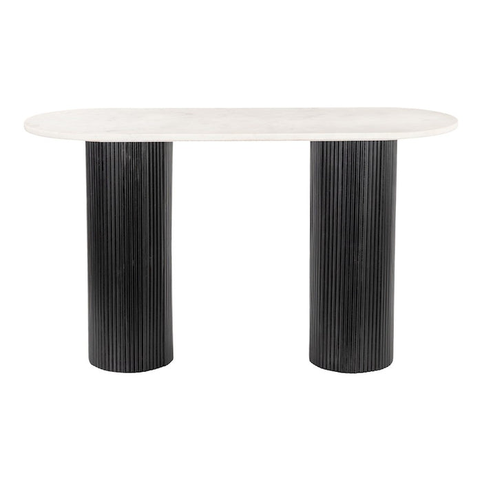 Zuo Modern Izola Console Table, White/Black