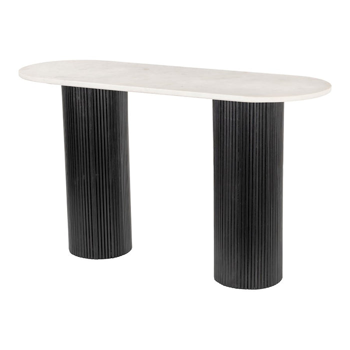 Zuo Modern Izola Console Table, White/Black