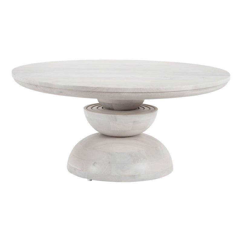 Zuo Modern Bilanka Coffee Table, Whitewashed