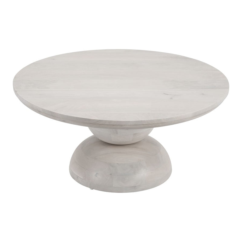 Zuo Modern Bilanka Coffee Table, Whitewashed