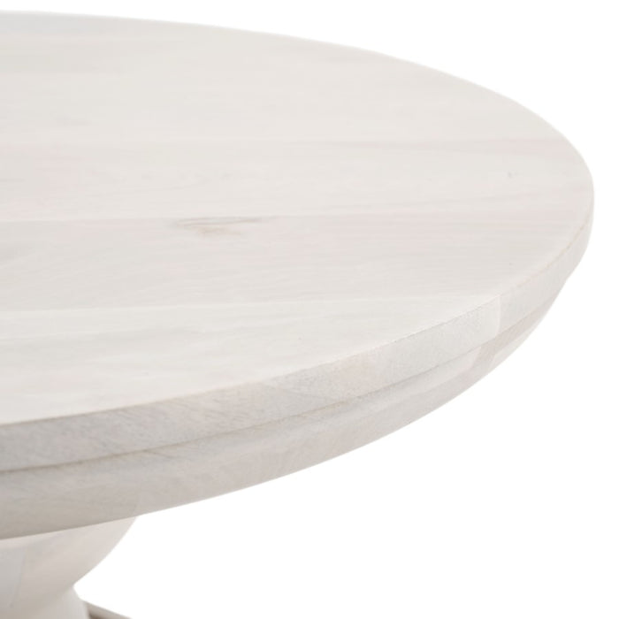 Zuo Modern Bilanka Accent Table, Whitewashed