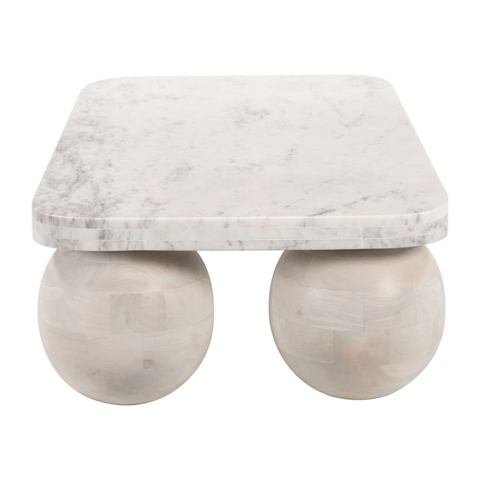 Zuo Modern Camakat Coffee Table, White/Whitewashed