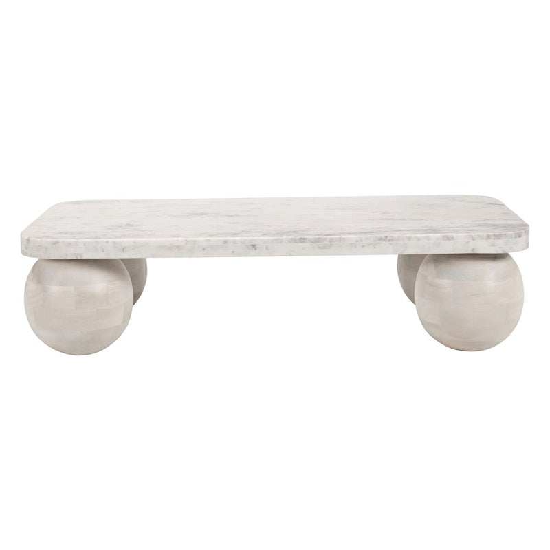 Zuo Modern Camakat Coffee Table, White/Whitewashed