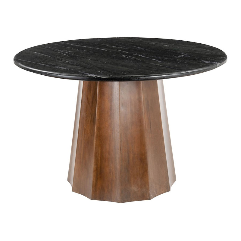 Zuo Modern Aipe Dining Table, Black/Brown