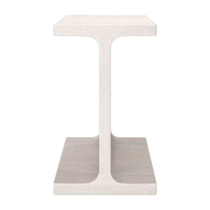 Zuo Modern Bama Side Table, Whitewashed