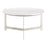Zuo Modern Barmas Coffee Table, White/Silver
