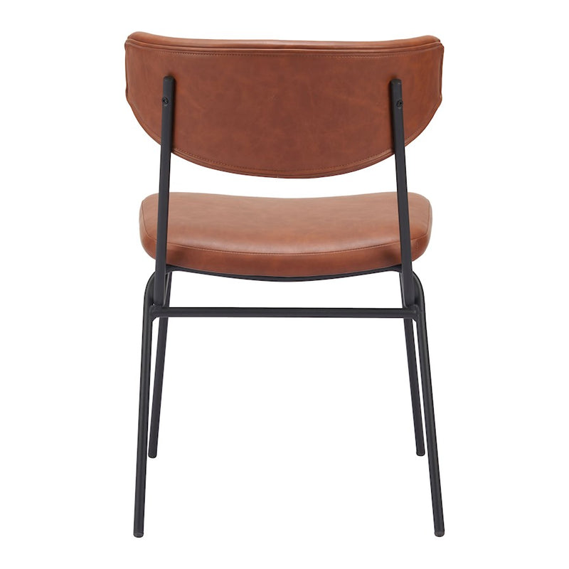 Zuo Modern Charon Dining Chair Set of 2, Vintage Brown
