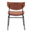 Zuo Modern Charon Dining Chair Set of 2, Vintage Brown