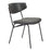 Zuo Modern Charon Dining Chair Set of 2, Vintage Black
