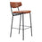 Zuo Modern Charon BarStool Set of 2, Vintage Brown