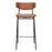 Zuo Modern Charon BarStool Set of 2, Vintage Brown