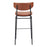Zuo Modern Charon BarStool Set of 2, Vintage Brown