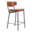 Zuo Modern Charon Counter Stool Set of 2, Vintage Brown