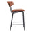 Zuo Modern Charon Counter Stool Set of 2, Vintage Brown