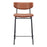 Zuo Modern Charon Counter Stool Set of 2, Vintage Brown