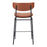 Zuo Modern Charon Counter Stool Set of 2, Vintage Brown