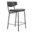 Zuo Modern Charon Counter Stool Set of 2, Vintage Black